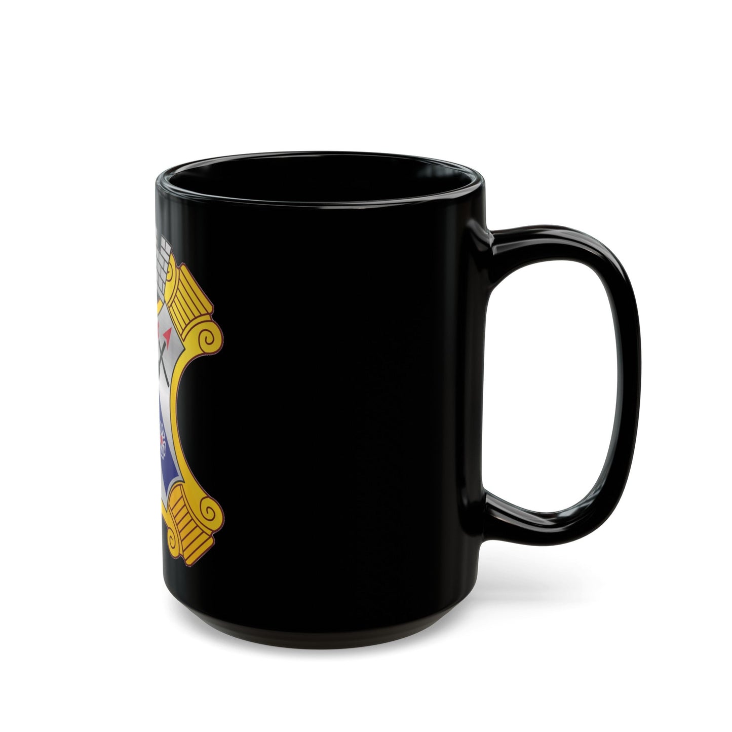 8th Infantry Regiment (U.S. Army) Black Coffee Mug-The Sticker Space