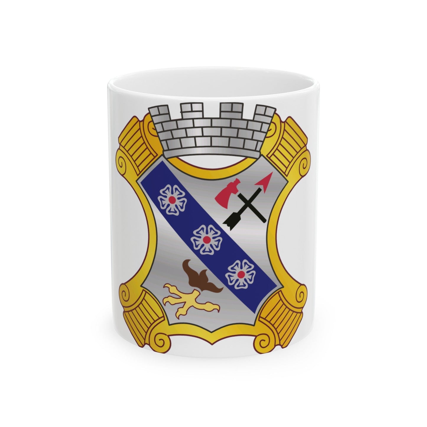 8th Infantry Regiment (U.S. Army) White Coffee Mug-11oz-The Sticker Space