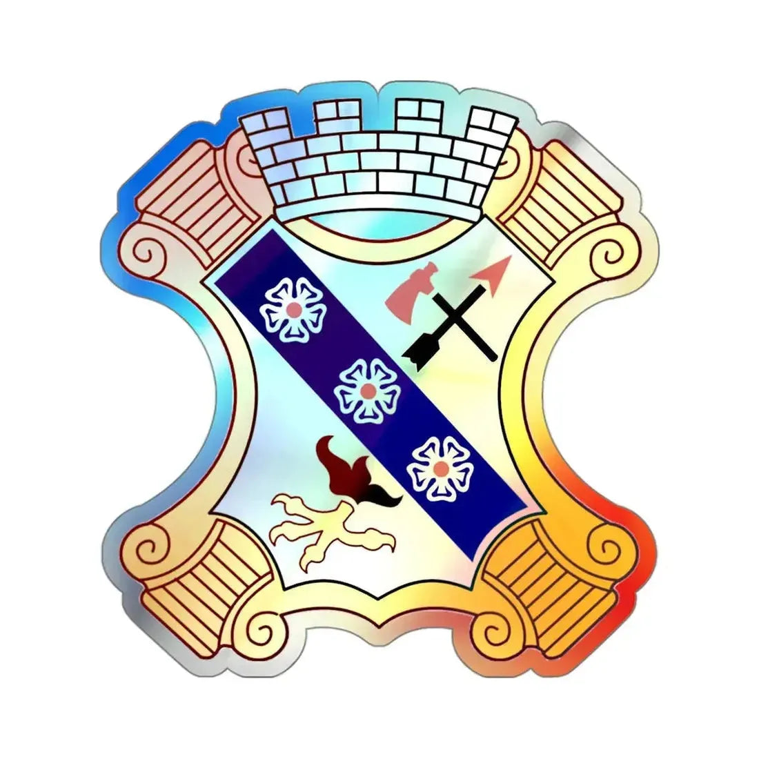 8th Infantry Regiment (U.S. Army) Holographic STICKER Die-Cut Vinyl Decal - The Sticker Space