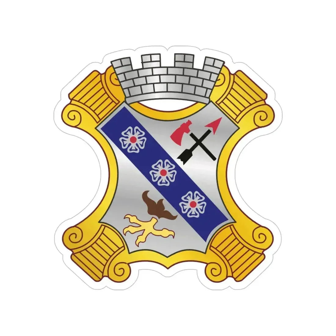 8th Infantry Regiment (U.S. Army) Transparent STICKER Die-Cut Vinyl Decal 6 Inch - The Sticker Space