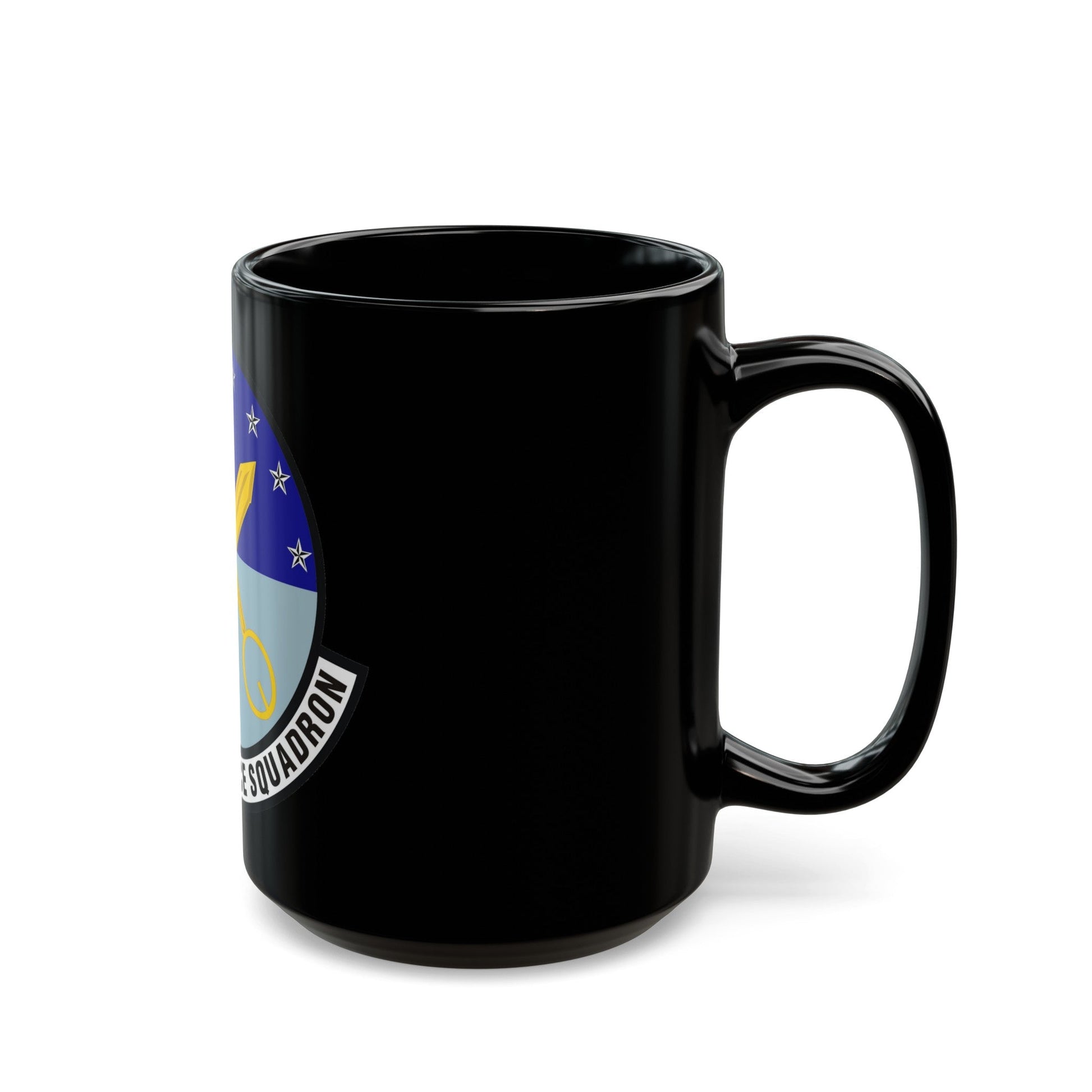 8th Intelligence Squadron (U.S. Air Force) Black Coffee Mug-The Sticker Space