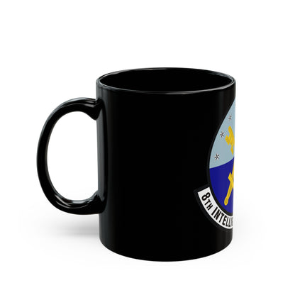 8th Intelligence Squadron (U.S. Air Force) Black Coffee Mug-The Sticker Space