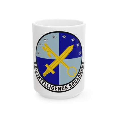 8th Intelligence Squadron (U.S. Air Force) White Coffee Mug-15oz-The Sticker Space