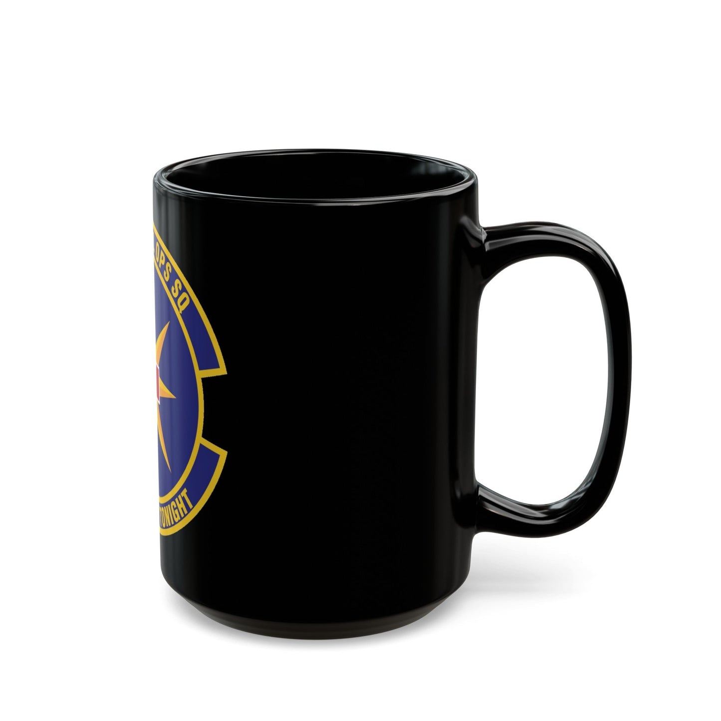 8th Medical Operations Squadron (U.S. Air Force) Black Coffee Mug-The Sticker Space