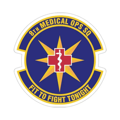 8th Medical Operations Squadron (U.S. Air Force) STICKER Vinyl Die-Cut Decal 2 Inch - The Sticker Space