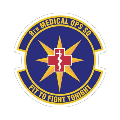 8th Medical Operations Squadron (U.S. Air Force) STICKER Vinyl Die-Cut Decal - The Sticker Space