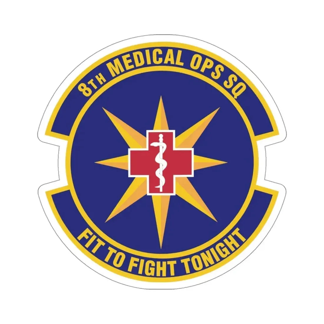 8th Medical Operations Squadron (U.S. Air Force) STICKER Vinyl Die-Cut Decal - The Sticker Space