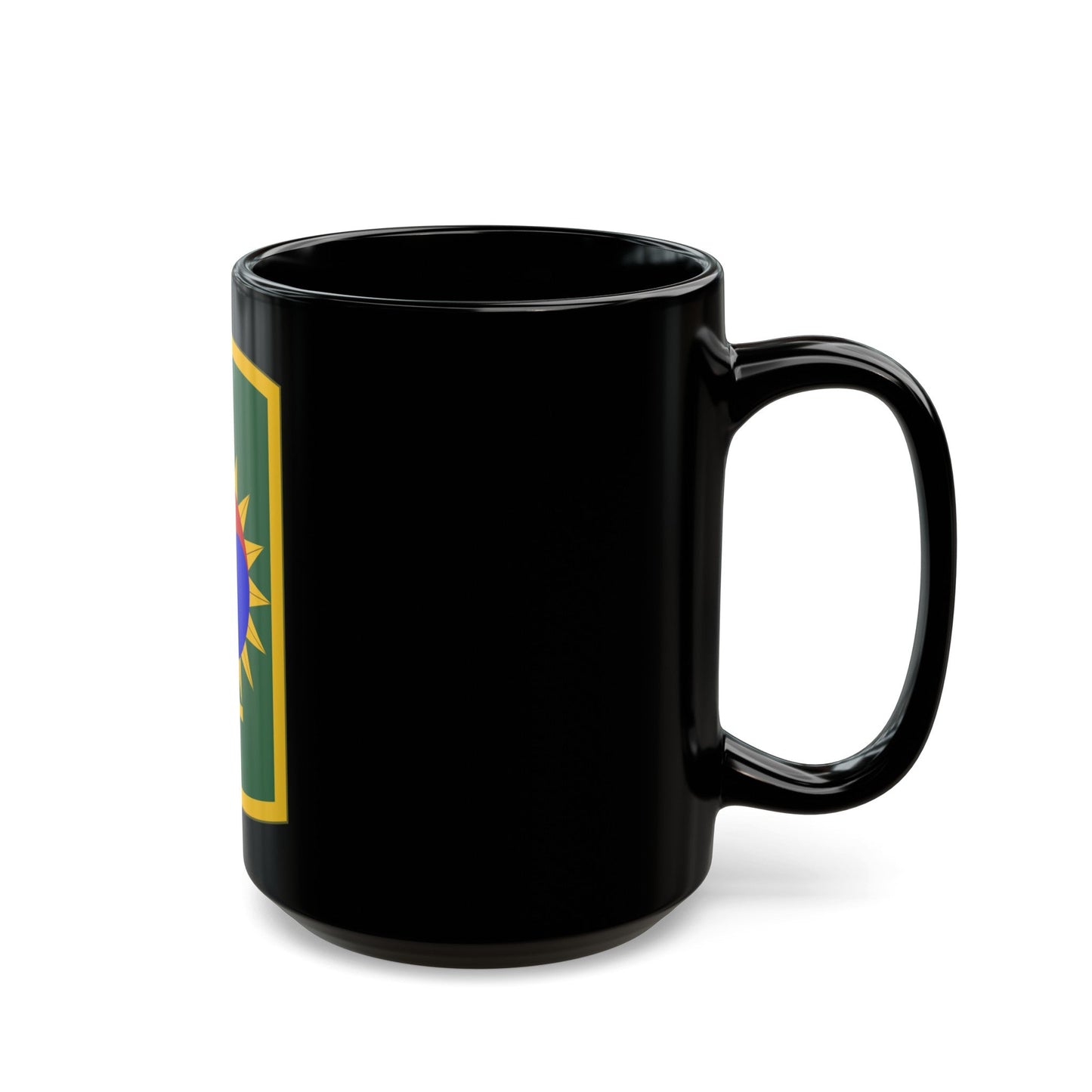 8th Military Police Brigade (U.S. Army) Black Coffee Mug-The Sticker Space