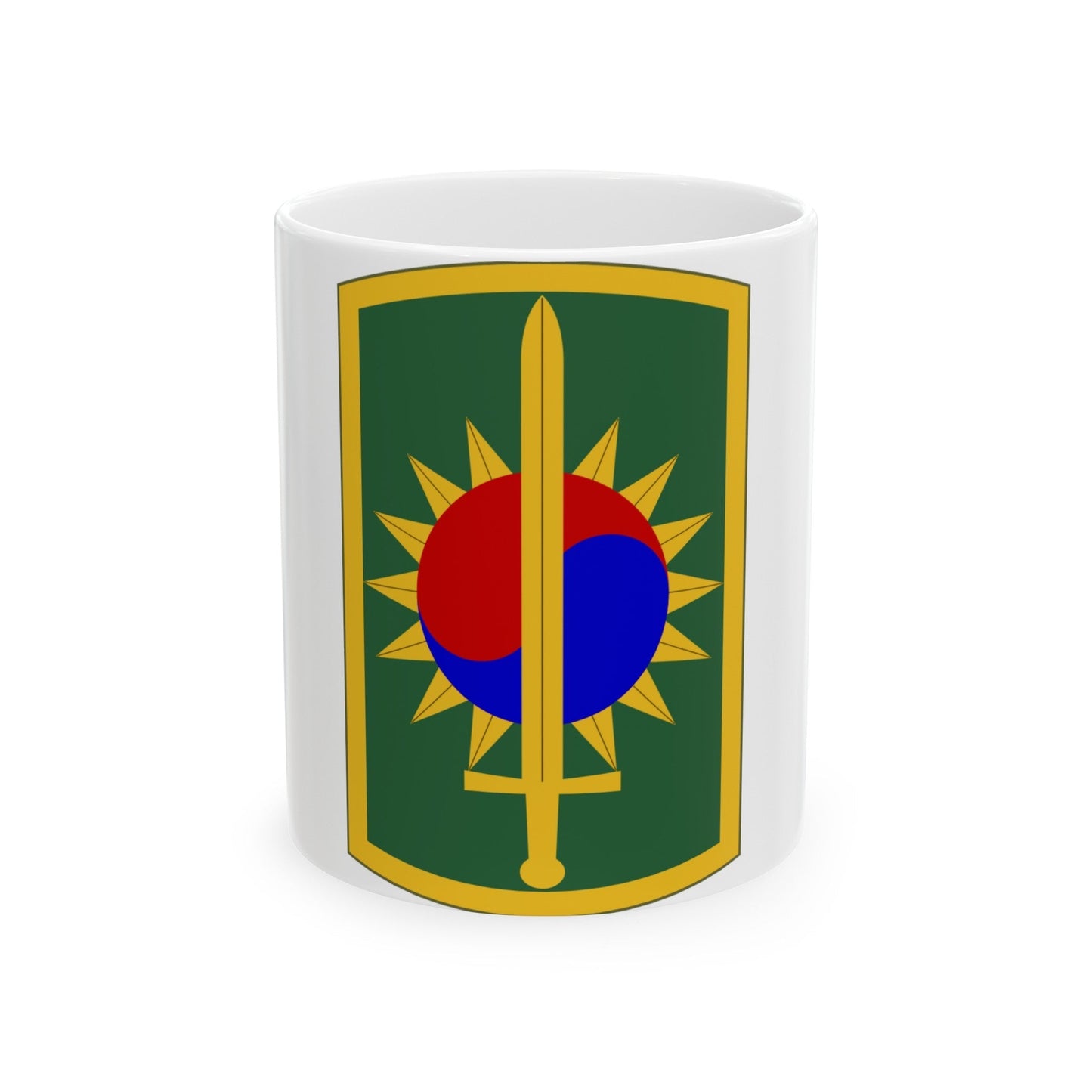 8th Military Police Brigade (U.S. Army) White Coffee Mug-11oz-The Sticker Space