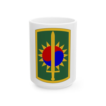 8th Military Police Brigade (U.S. Army) White Coffee Mug-15oz-The Sticker Space