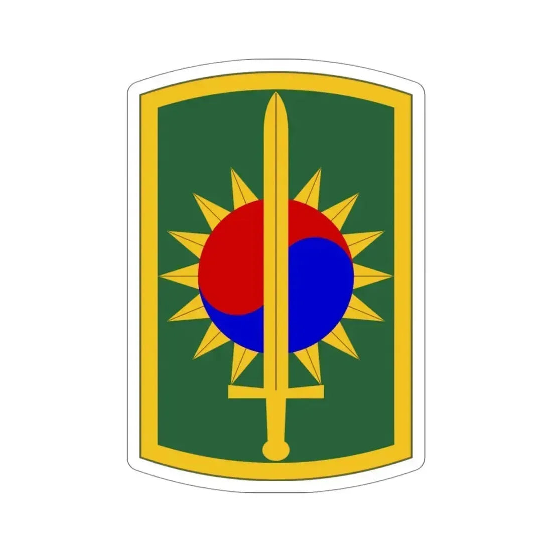 8th Military Police Brigade (U.S. Army) STICKER Vinyl Die-Cut Decal 4 Inch - The Sticker Space