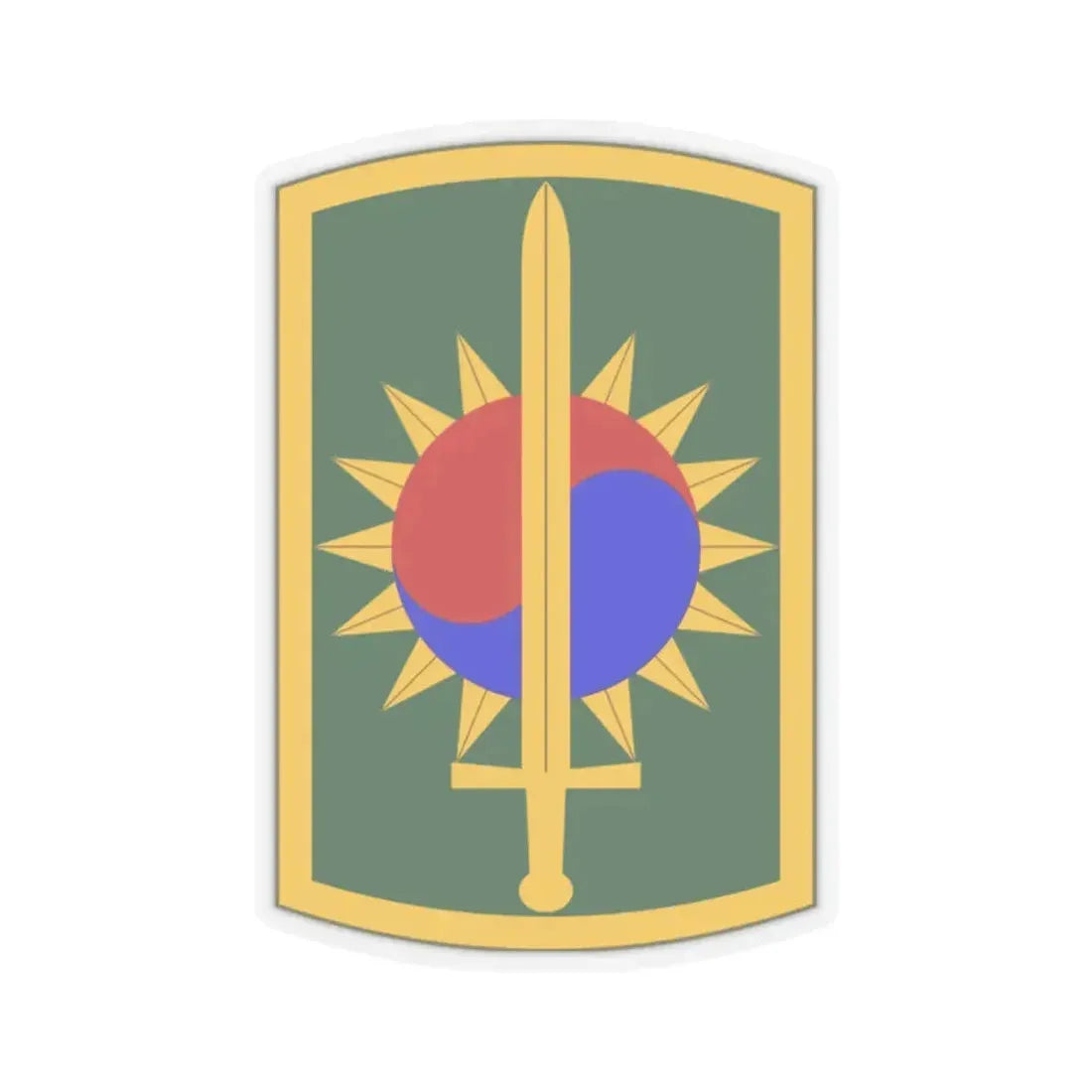 8th Military Police Brigade (U.S. Army) STICKER Vinyl Kiss-Cut Decal 2 Inch Transparent - The Sticker Space