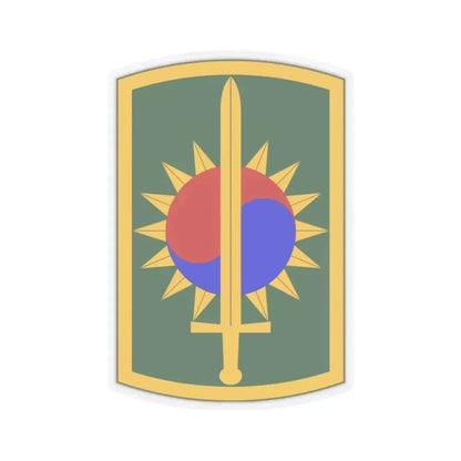 8th Military Police Brigade (U.S. Army) STICKER Vinyl Kiss-Cut Decal 3 Inch Transparent - The Sticker Space