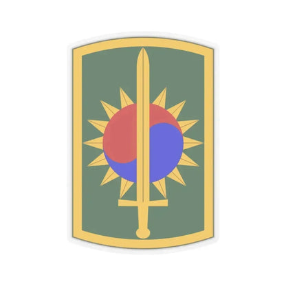 8th Military Police Brigade (U.S. Army) STICKER Vinyl Kiss-Cut Decal 4 Inch Transparent - The Sticker Space