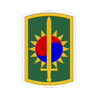 8th Military Police Brigade (U.S. Army) STICKER Vinyl Kiss-Cut Decal 4 Inch White - The Sticker Space