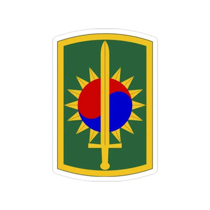 8th Military Police Brigade (U.S. Army) Transparent STICKER Die-Cut Vinyl Decal 2 Inch - The Sticker Space