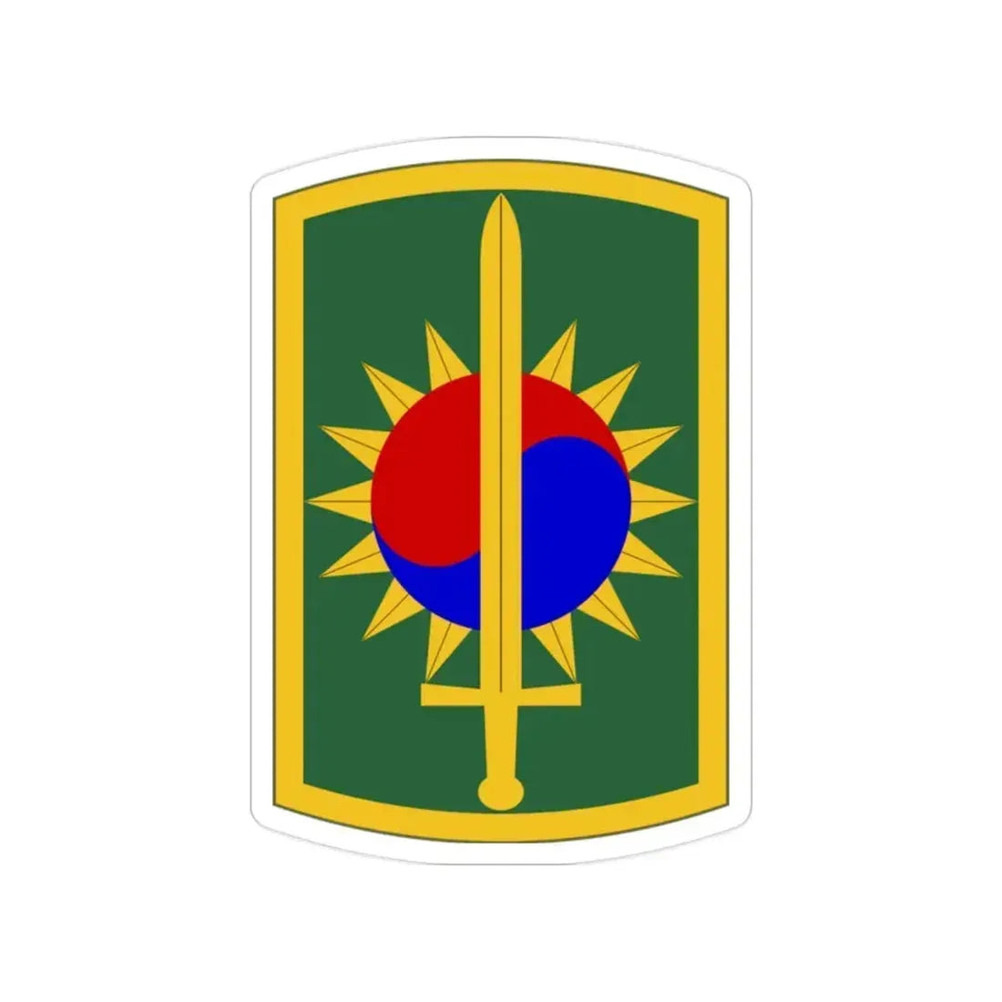 8th Military Police Brigade (U.S. Army) Transparent STICKER Die-Cut Vinyl Decal 2 Inch - The Sticker Space