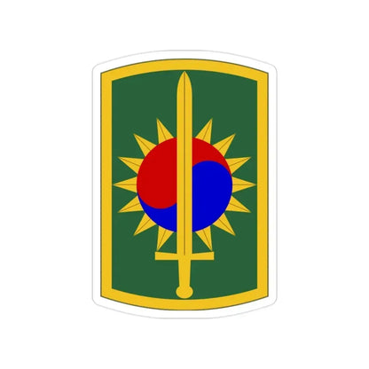 8th Military Police Brigade (U.S. Army) Transparent STICKER Die-Cut Vinyl Decal 2 Inch - The Sticker Space