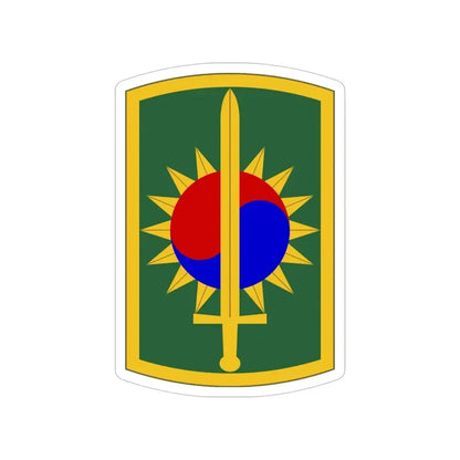 8th Military Police Brigade (U.S. Army) Transparent STICKER Die-Cut Vinyl Decal 4 Inch - The Sticker Space