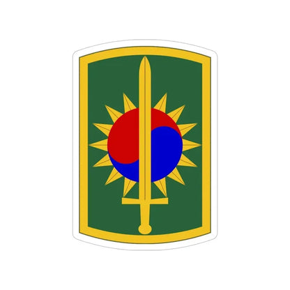 8th Military Police Brigade (U.S. Army) Transparent STICKER Die-Cut Vinyl Decal 6 Inch - The Sticker Space