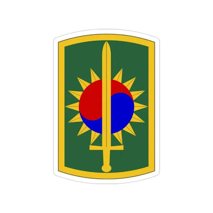 8th Military Police Brigade (U.S. Army) Transparent STICKER Die-Cut Vinyl Decal - The Sticker Space