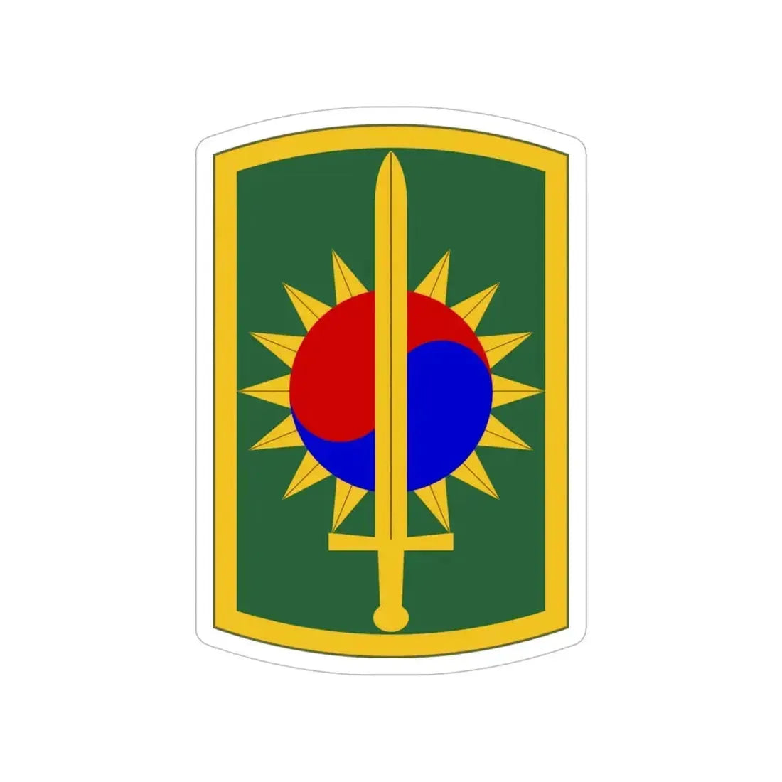 8th Military Police Brigade (U.S. Army) Transparent STICKER Die-Cut Vinyl Decal - The Sticker Space