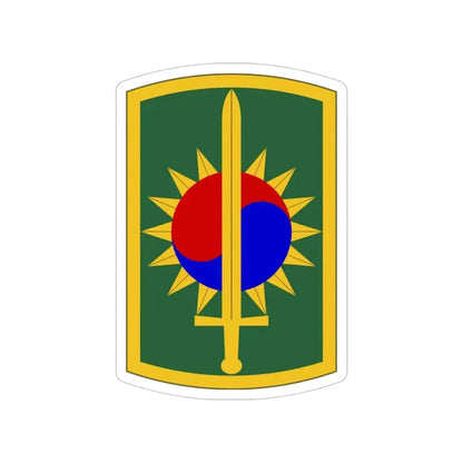 8th Military Police Brigade (U.S. Army) Transparent STICKER Die-Cut Vinyl Decal - The Sticker Space