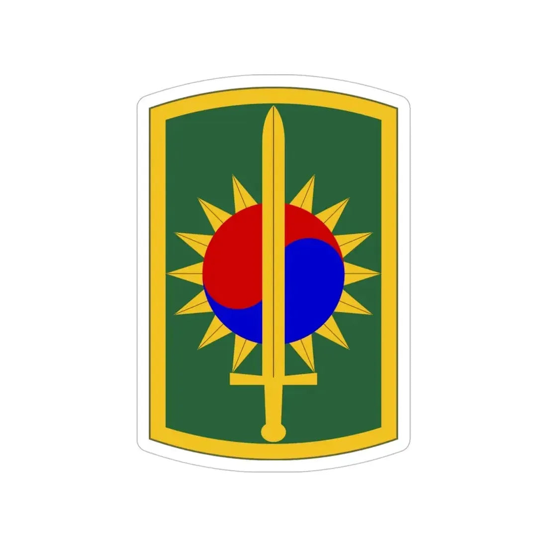 8th Military Police Brigade (U.S. Army) Transparent STICKER Die-Cut Vinyl Decal - The Sticker Space