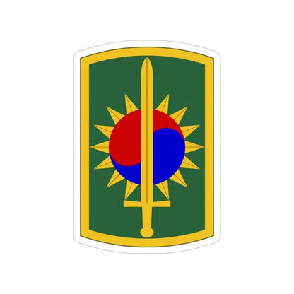 8th Military Police Brigade (U.S. Army) Transparent STICKER Die-Cut Vinyl Decal - The Sticker Space