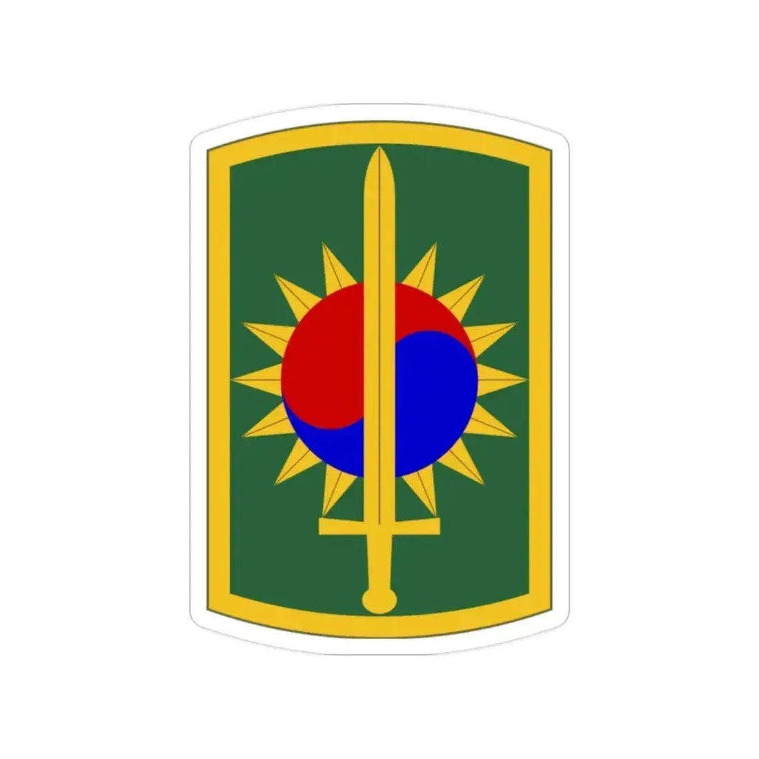 8th Military Police Brigade (U.S. Army) Transparent STICKER Die-Cut Vinyl Decal - The Sticker Space