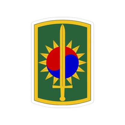 8th Military Police Brigade (U.S. Army) Transparent STICKER Die-Cut Vinyl Decal - The Sticker Space