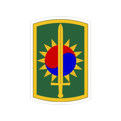8th Military Police Brigade (U.S. Army) Transparent STICKER Die-Cut Vinyl Decal - The Sticker Space