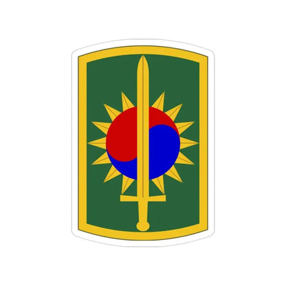 8th Military Police Brigade (U.S. Army) Transparent STICKER Die-Cut Vinyl Decal - The Sticker Space