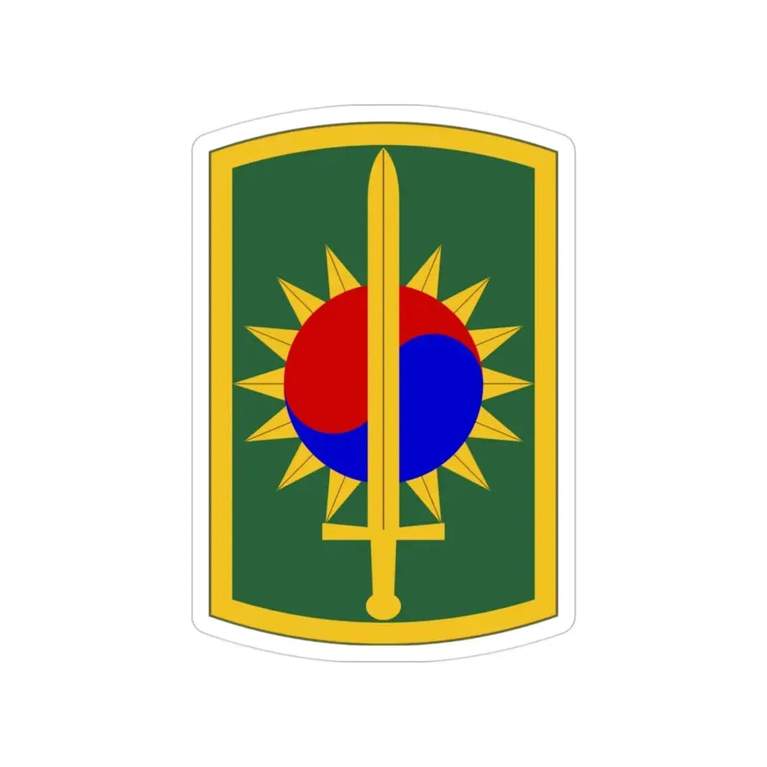 8th Military Police Brigade (U.S. Army) Transparent STICKER Die-Cut Vinyl Decal - The Sticker Space