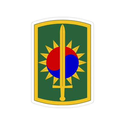 8th Military Police Brigade (U.S. Army) Transparent STICKER Die-Cut Vinyl Decal - The Sticker Space