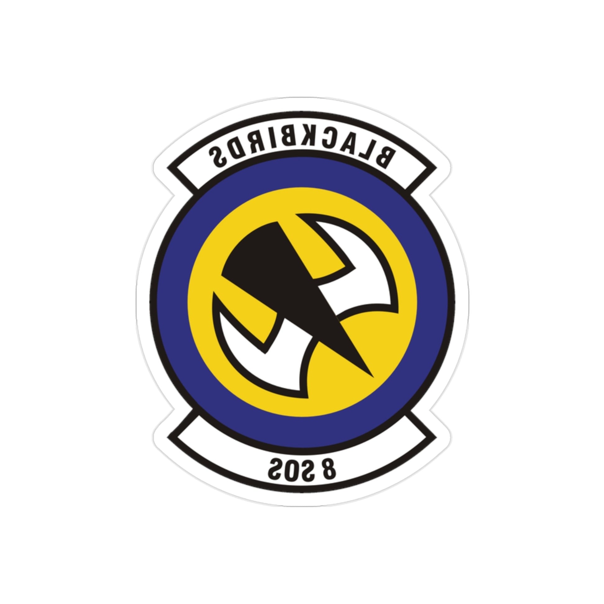 8th Special Operations Squadron (U.S. Air Force) REVERSE PRINT Transparent STICKER-2" × 2"-The Sticker Space