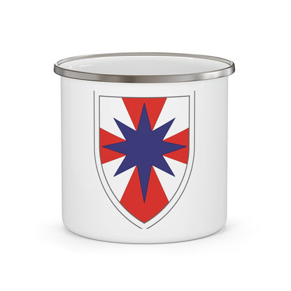 8th Theater Sustainment Command (U.S. Army) 12oz Enamel Mug-12oz-The Sticker Space