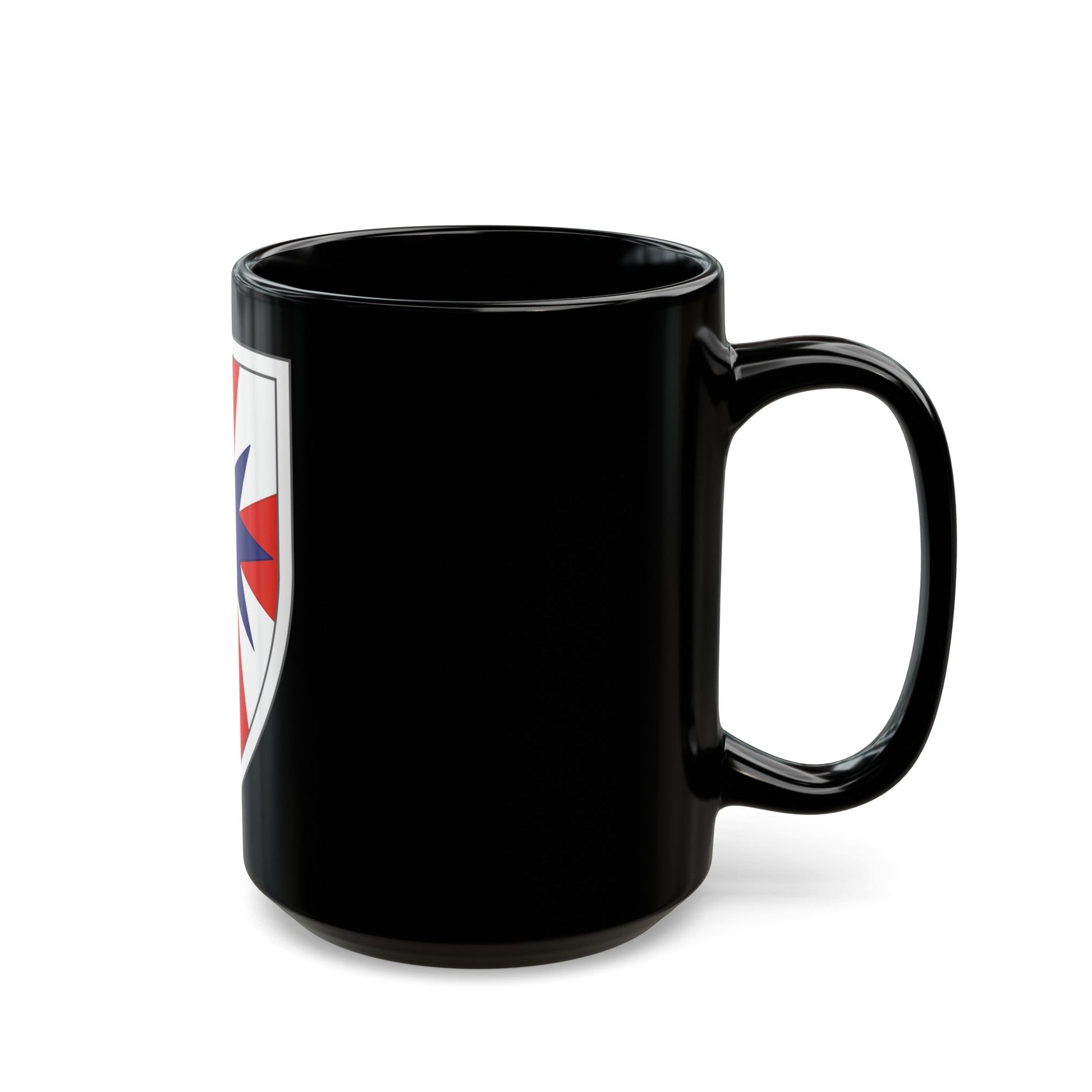 8th Theater Sustainment Command (U.S. Army) Black Coffee Mug-The Sticker Space