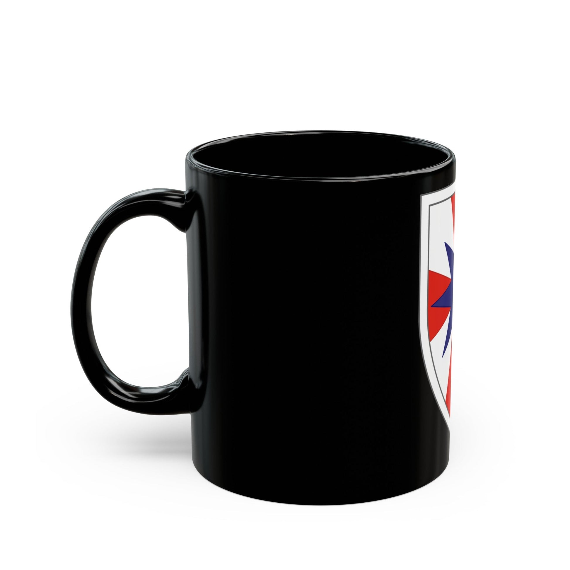 8th Theater Sustainment Command (U.S. Army) Black Coffee Mug-The Sticker Space