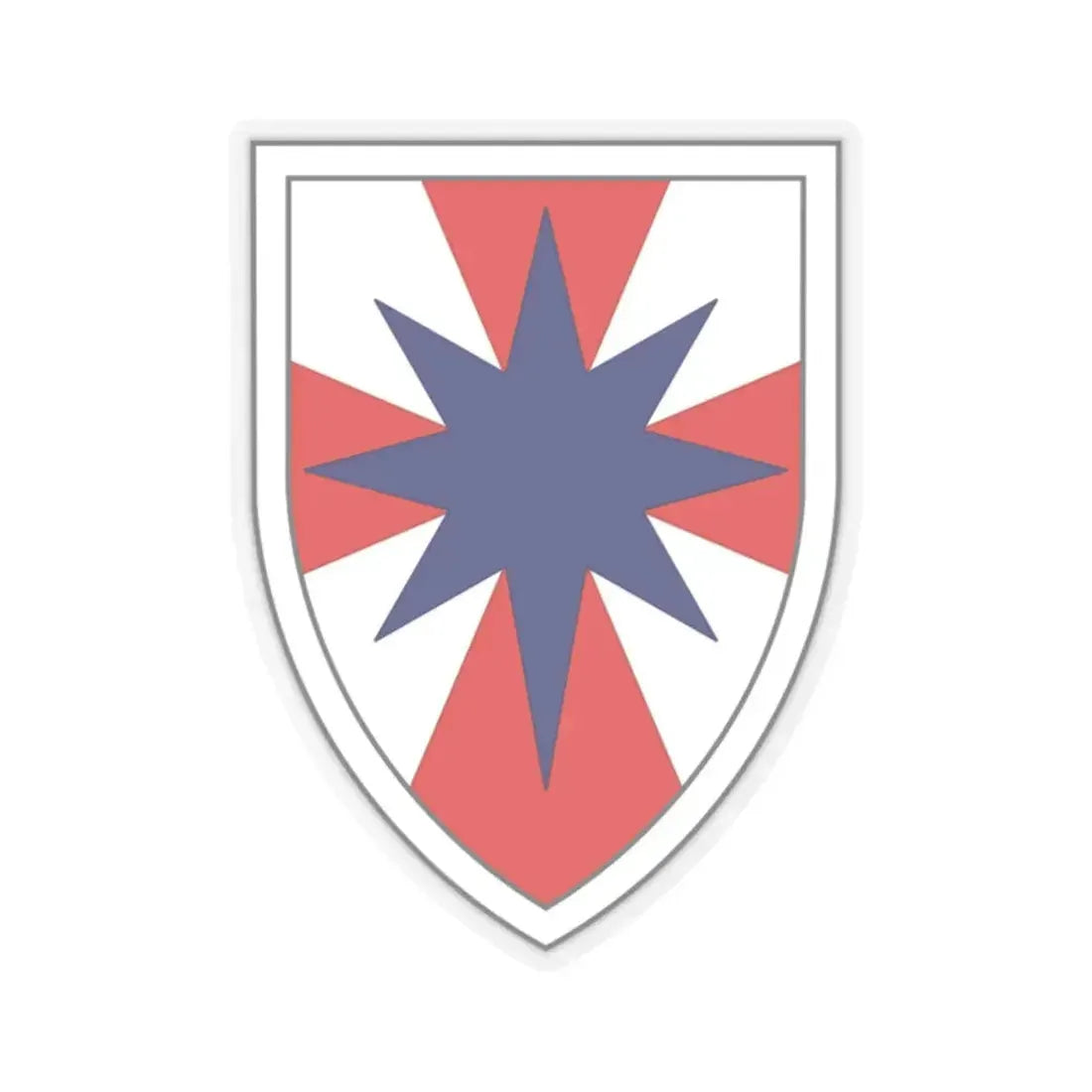 8th Theater Sustainment Command (U.S. Army) STICKER Vinyl Kiss-Cut Decal 2 Inch Transparent - The Sticker Space