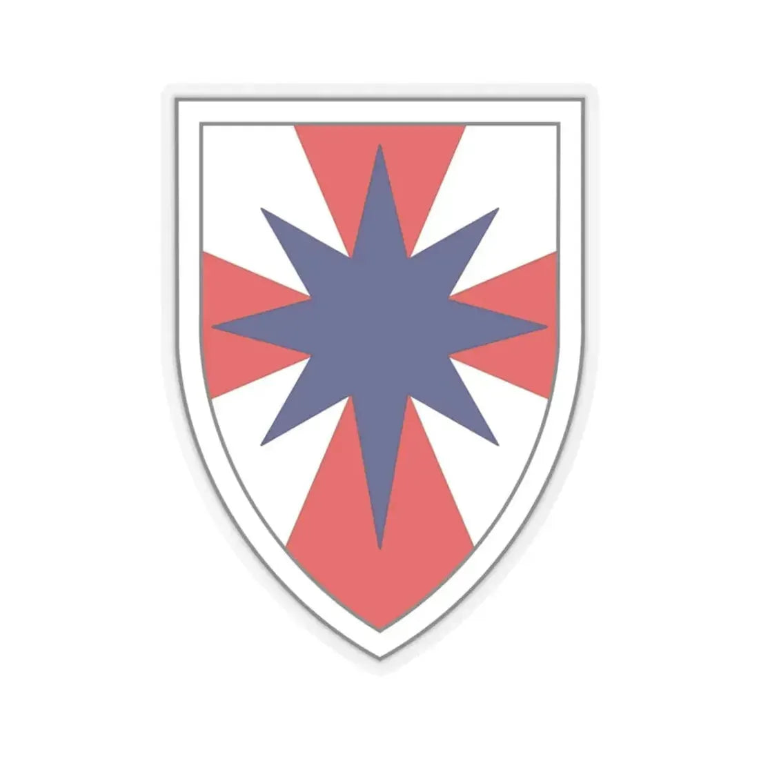 8th Theater Sustainment Command (U.S. Army) STICKER Vinyl Kiss-Cut Decal 3 Inch Transparent - The Sticker Space