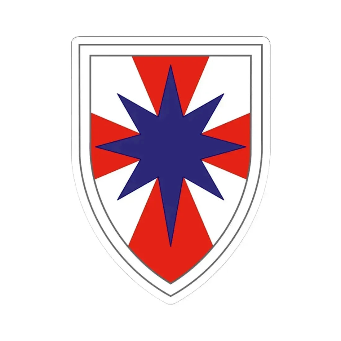 8th Theater Sustainment Command (U.S. Army) STICKER Vinyl Kiss-Cut Decal 3 Inch White - The Sticker Space