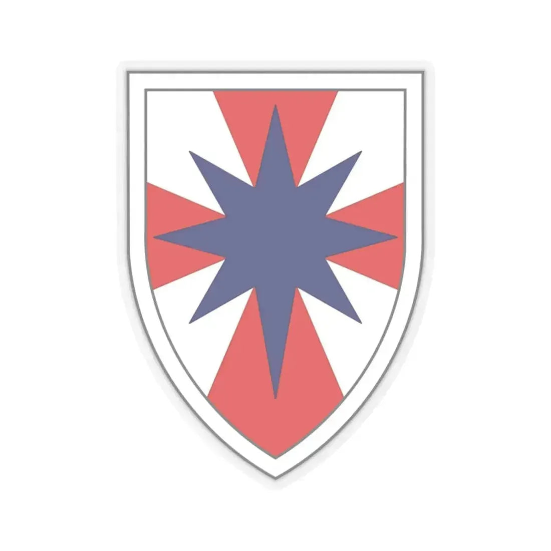 8th Theater Sustainment Command (U.S. Army) STICKER Vinyl Kiss-Cut Decal 4 Inch Transparent - The Sticker Space