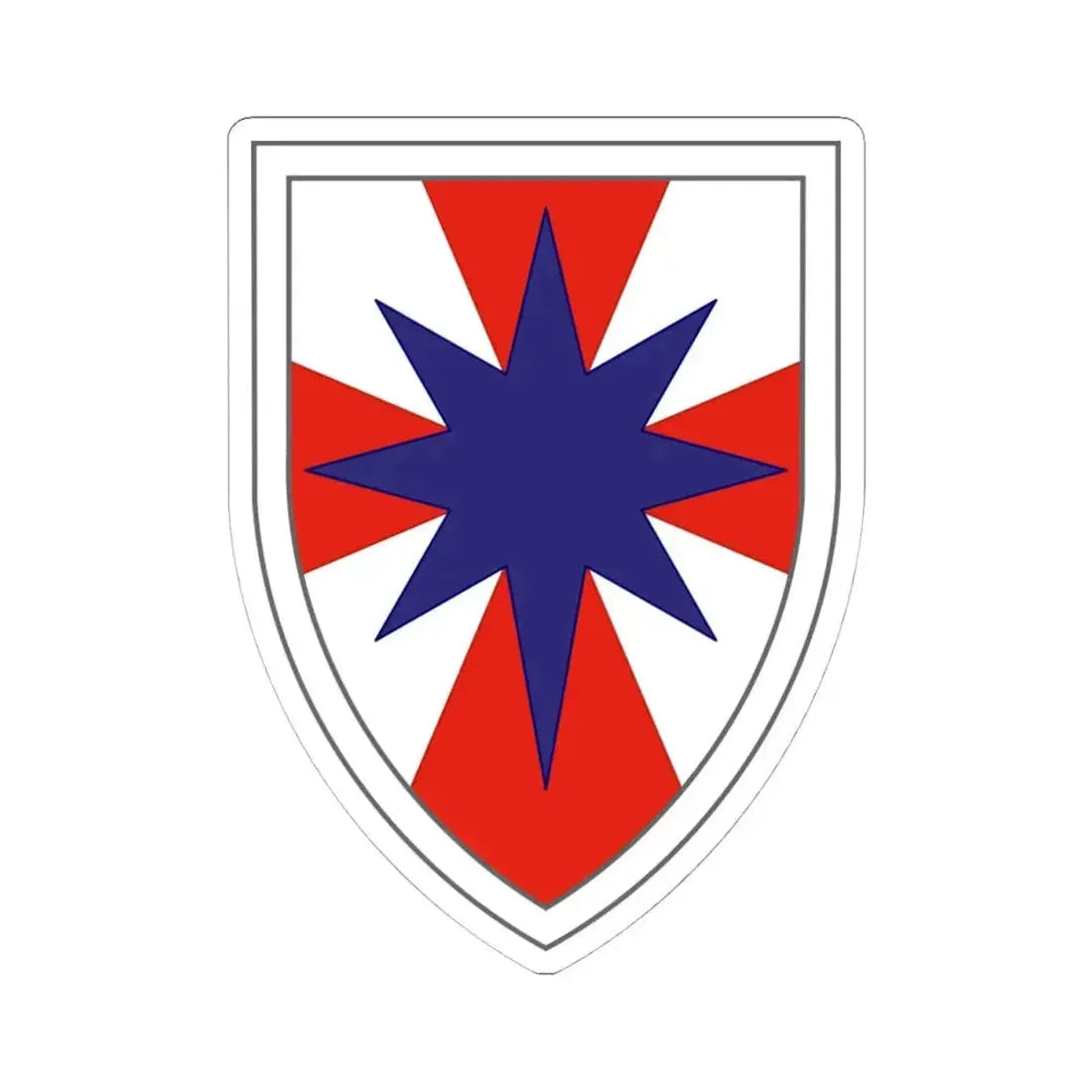 8th Theater Sustainment Command (U.S. Army) STICKER Vinyl Kiss-Cut Decal 4 Inch White - The Sticker Space