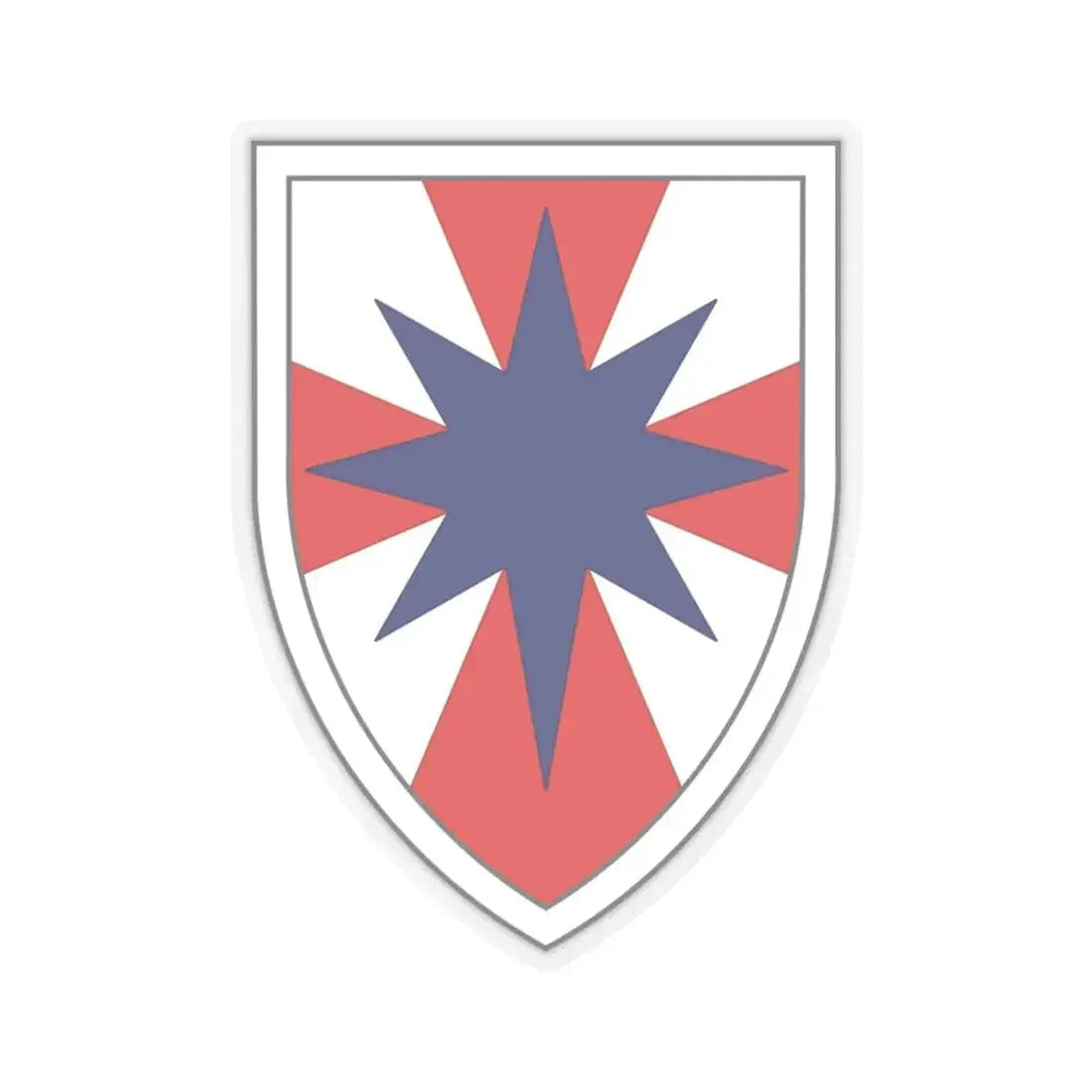 8th Theater Sustainment Command (U.S. Army) STICKER Vinyl Kiss-Cut Decal 6 Inch Transparent - The Sticker Space
