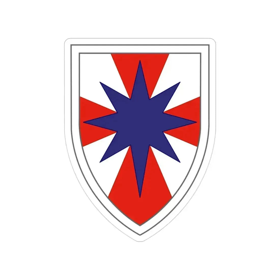 8th Theater Sustainment Command (U.S. Army) Transparent STICKER Die-Cut Vinyl Decal 3 Inch - The Sticker Space