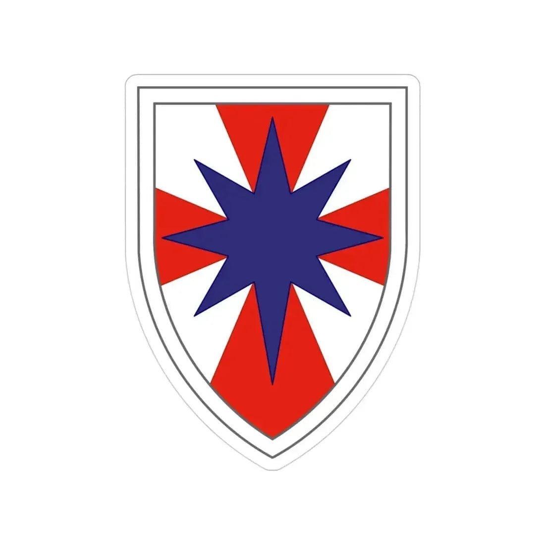 8th Theater Sustainment Command (U.S. Army) Transparent STICKER Die-Cut Vinyl Decal 3 Inch - The Sticker Space