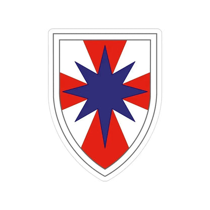 8th Theater Sustainment Command (U.S. Army) Transparent STICKER Die-Cut Vinyl Decal 3 Inch - The Sticker Space