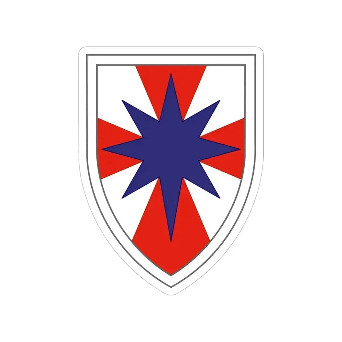 8th Theater Sustainment Command (U.S. Army) Transparent STICKER Die-Cut Vinyl Decal 4 Inch - The Sticker Space