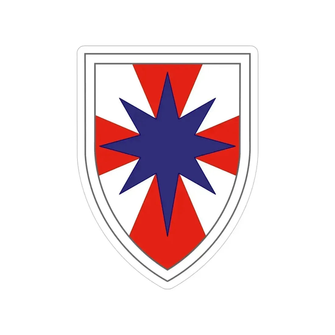 8th Theater Sustainment Command (U.S. Army) Transparent STICKER Die-Cut Vinyl Decal 4 Inch - The Sticker Space